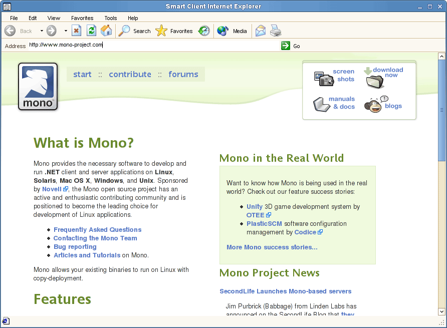 mono framework