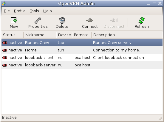 OpenVPN-Admin screenshot, click to open larger image