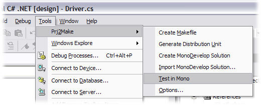 mono framework in visual studio mono framework in visual studio