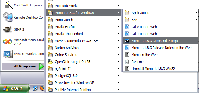 Mono for Windows 6.12.0.199 full