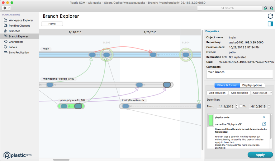 Mac Branch Explorer