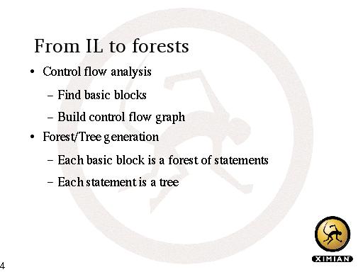 From IL to forests